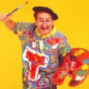 A mad painter...flinging colors for your consignment shop